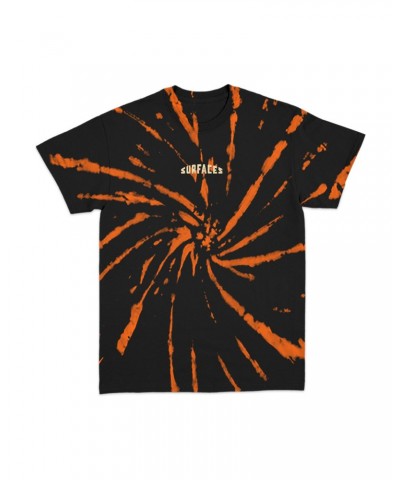 Surfaces Black & Orange Spider Dye T-Shirt $9.44 Shirts