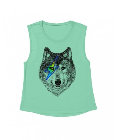 Music Life Muscle Tank Top | Glam Rock Wolf Muscle Tank Top $5.14 Shirts