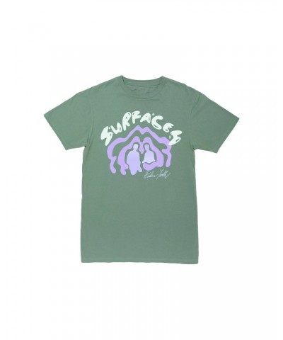 Surfaces Hidden Youth Waves Sage T-Shirt $17.15 Shirts