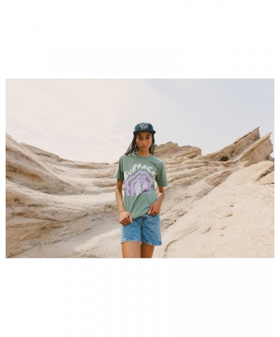 Surfaces Hidden Youth Waves Sage T-Shirt $17.15 Shirts