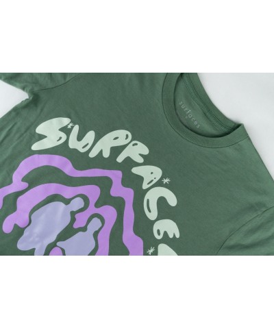 Surfaces Hidden Youth Waves Sage T-Shirt $17.15 Shirts