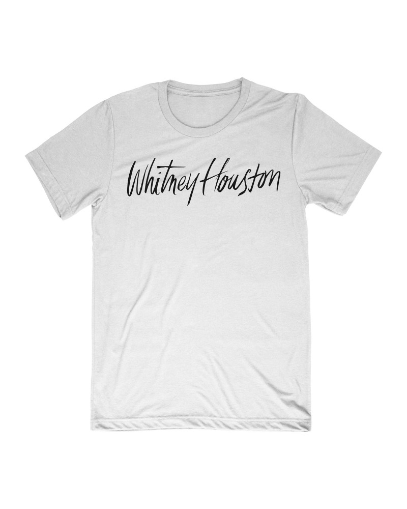 Whitney Houston Unisex Logo Tee in White *LIMITED EDITION* $5.80 Shirts