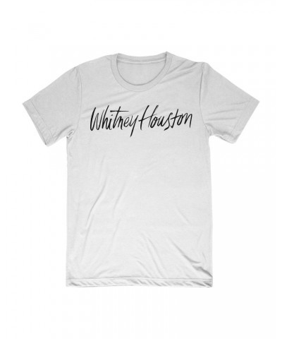 Whitney Houston Unisex Logo Tee in White *LIMITED EDITION* $5.80 Shirts