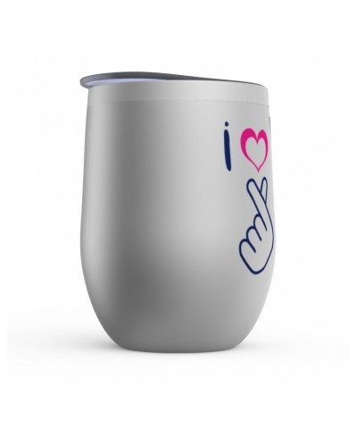 Music Life Wine Tumbler | I Heart Kpop Stemless Wine Tumbler $30.64 Drinkware