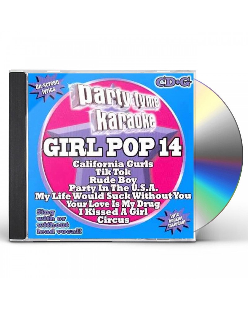 Party Tyme Karaoke Girl Pop 14 (8+8-song CD+G) CD $12.95 CD