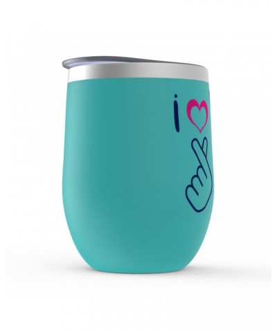 Music Life Wine Tumbler | I Heart Kpop Stemless Wine Tumbler $30.64 Drinkware