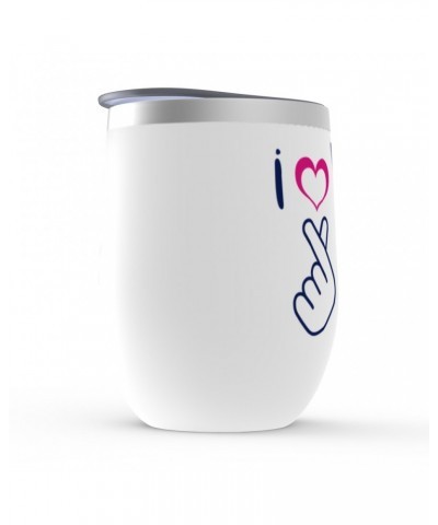 Music Life Wine Tumbler | I Heart Kpop Stemless Wine Tumbler $30.64 Drinkware