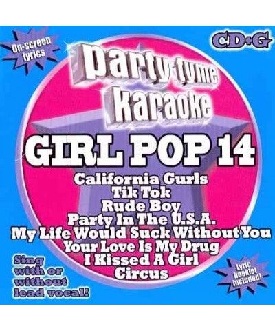 Party Tyme Karaoke Girl Pop 14 (8+8-song CD+G) CD $12.95 CD