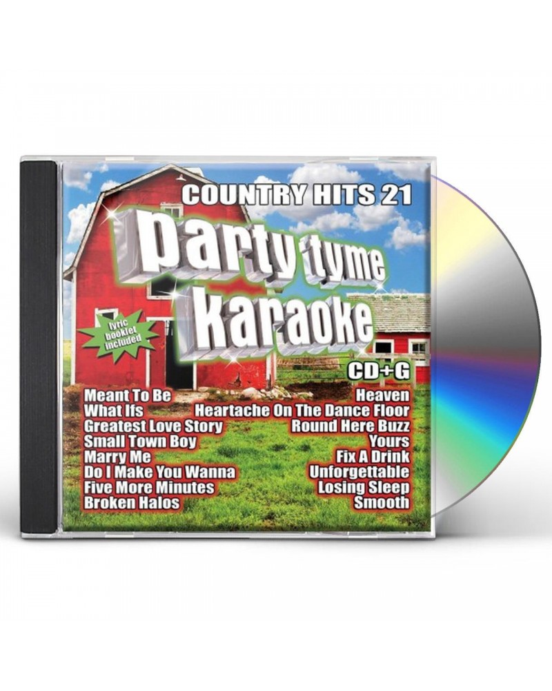 Party Tyme Karaoke COUNTRY HITS 21 (16-SONG CD+G) CD $8.09 CD