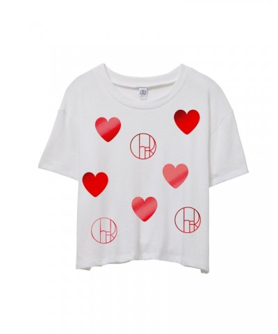 Cher Hearts Ladies Crop Tee $8.87 Shirts