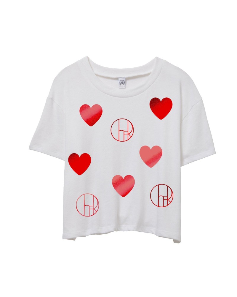 Cher Hearts Ladies Crop Tee $8.87 Shirts