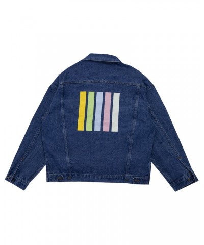 Pentatonix Rainbow Bar Denim Jacket $8.18 Outerwear