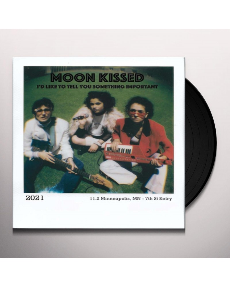 Moon Kissed I'D LIKE TO TELL YOU SOMETHING Vinyl Record $3.10 Vinyl