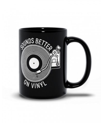 Music Life Mug | Vinyl Sounds Better Mug $16.54 Drinkware