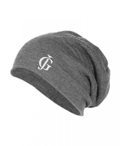 Josh Groban Interlocking JG Slouchy Beanie $7.91 Hats