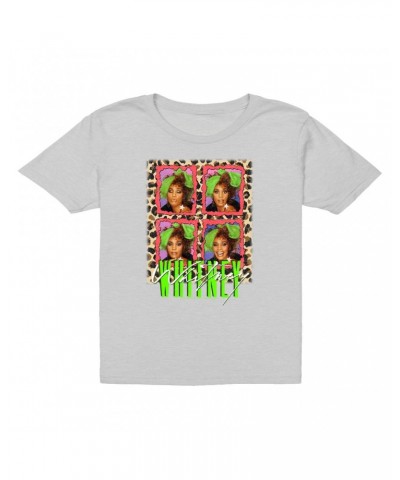 Whitney Houston Kids T-Shirt | Leopard Pop Art Kids T-Shirt $10.07 Kids