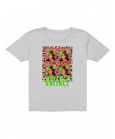 Whitney Houston Kids T-Shirt | Leopard Pop Art Kids T-Shirt $10.07 Kids