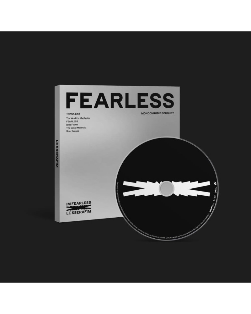 LE SSERAFIM 1st Mini Album 'FEARLESS' (Monochrome Bouquet Ver.) CD $17.24 CD