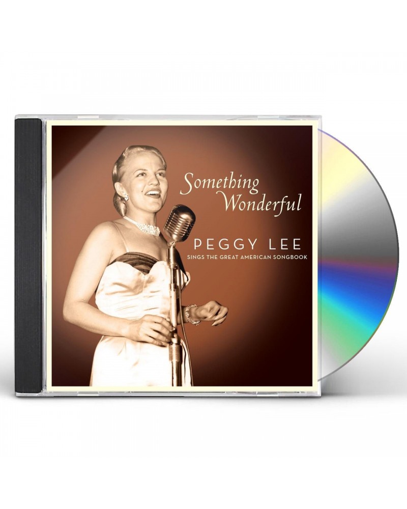 Peggy Lee SOMETHING WONDERFUL: PEGGY LEE SINGS THE GREAT AMERICAN SONGBOOK CD $10.80 CD