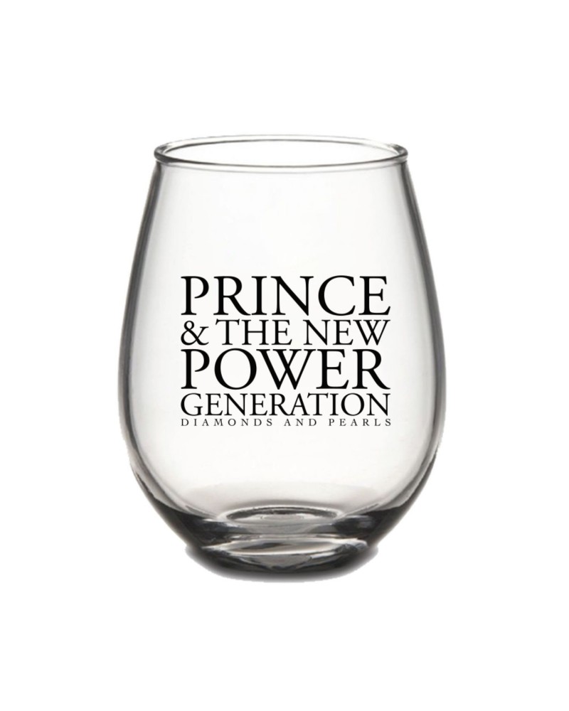 Prince & The NPG Diamonds And Pearls Stemless Wine Glass $10.33 Drinkware