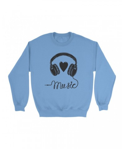 Music Life Colorful Sweatshirt | I Heart Music Sweatshirt $6.06 Sweatshirts