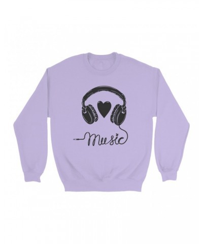 Music Life Colorful Sweatshirt | I Heart Music Sweatshirt $6.06 Sweatshirts